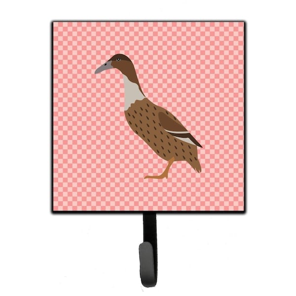 Carolines Treasures Dutch Hook Bill Duck Pink Check Leash or Key Holder BB7861SH4 - main